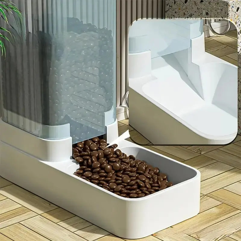 Kit de dispensadores de agua y comida para perro