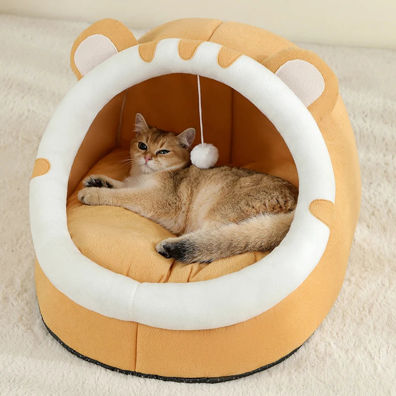 Cama súper cálida para gatos
