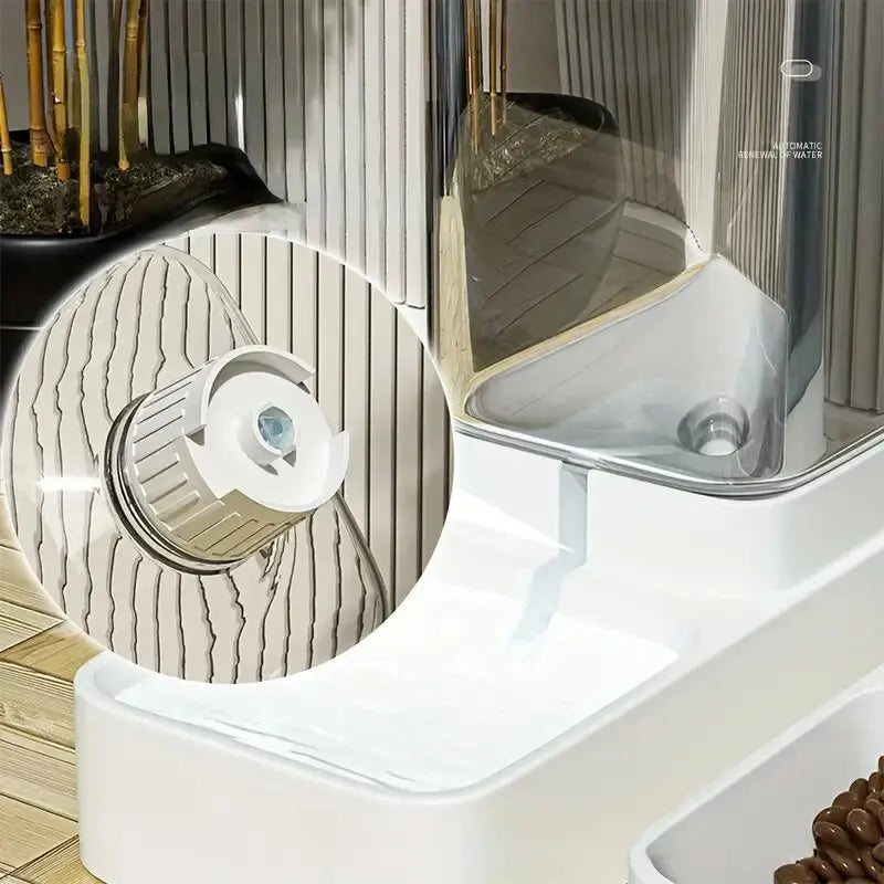 Kit de dispensadores de agua y comida para perro