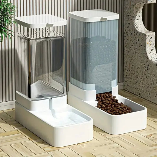 Kit de dispensadores de agua y comida para perro